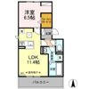 ソレイユ六条の間取り画像