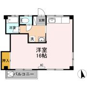 コーポ田野下の間取り画像