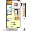 アベニール湯川の間取り画像