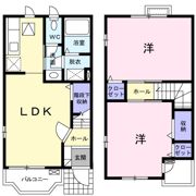 ボニートシエロⅡの間取り画像