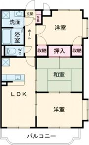 ルミエールかながわの間取り画像