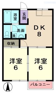 サンクレスト619の間取り画像