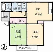 コンフォートKHの間取り画像