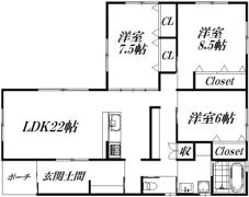 CasaFeliz（カサフェリス）の間取り画像