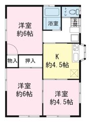 東椎路戸建 北の間取り画像