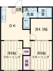 ハイツピープル Aの間取り画像