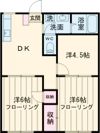 ハイツピープル Aの間取り画像