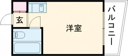 シティパレスあやめ池P－7の間取り画像
