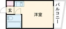 シティパレスあやめ池P－7の間取り画像