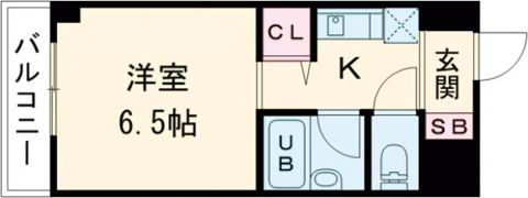 萱野ビルの間取り画像