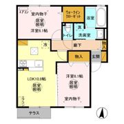 グランマーレMITO Dの間取り画像