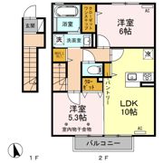 ヴァイアBの間取り画像