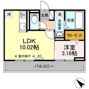 ディーシャンブル西富田Aの間取り画像