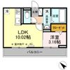 ディーシャンブル西富田Aの間取り画像