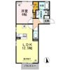 クローバーM B棟の間取り画像