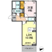 アンジューノ上代 A棟の間取り画像