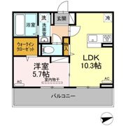 アンジューノ上代 B棟の間取り画像