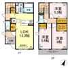 D´Premium A棟の間取り画像