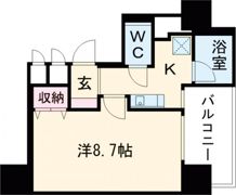 ベル花の木の間取り画像