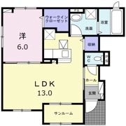 クレール・ファミリア咲の間取り画像