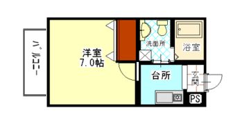 リブレア日比津パークサイドA棟の間取り画像