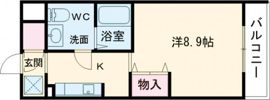 パストラル西中条の間取り画像