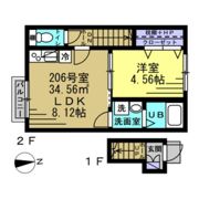 AJ南柏Firstの間取り画像