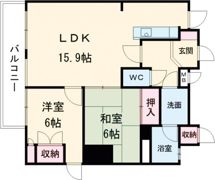 コアマンション島瀬ネクステージの間取り画像