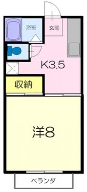 サンシャイン寺家Bの間取り画像