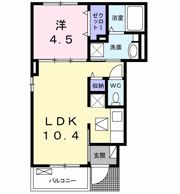 カーサ ヴェルデの間取り画像