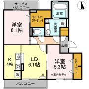 グランドゥール シャルマンの間取り画像