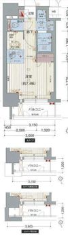 プレサンスNAGOYA桜通ビッグビートの間取り画像