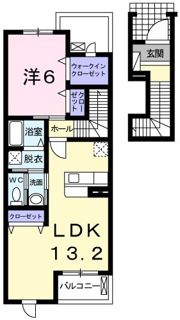 プリムローズ ガーデンⅠの間取り画像