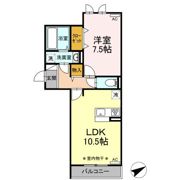 ディアコート八乙女の間取り画像