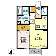 セジュールHIRO Bの間取り画像