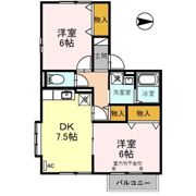 ソレアードⅢの間取り画像