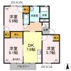 ラシェット エムザ C棟の間取り画像
