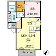 メゾンエトワール観音寺の間取り画像