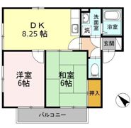 エンゼルクローバーの間取り画像