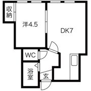 ドリームハウス平岸の間取り画像