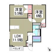 モダンピープルB棟の間取り画像
