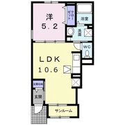 HKR SUNAYAMA Ⅰの間取り画像