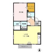 ルガール70の間取り画像