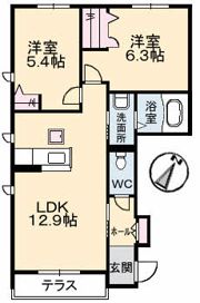 シャーメゾン小泉 B棟の間取り画像