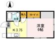 山岡ハイツの間取り画像