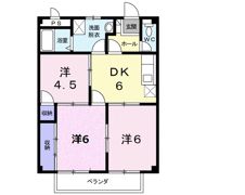 アヴェニールFの間取り画像