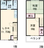 RH中川の間取り画像