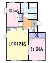 ローズガーデン2番館の間取り画像