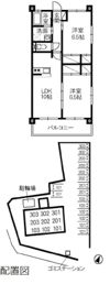 マンションJの間取り画像