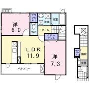 ルミナス・MⅡ Aの間取り画像